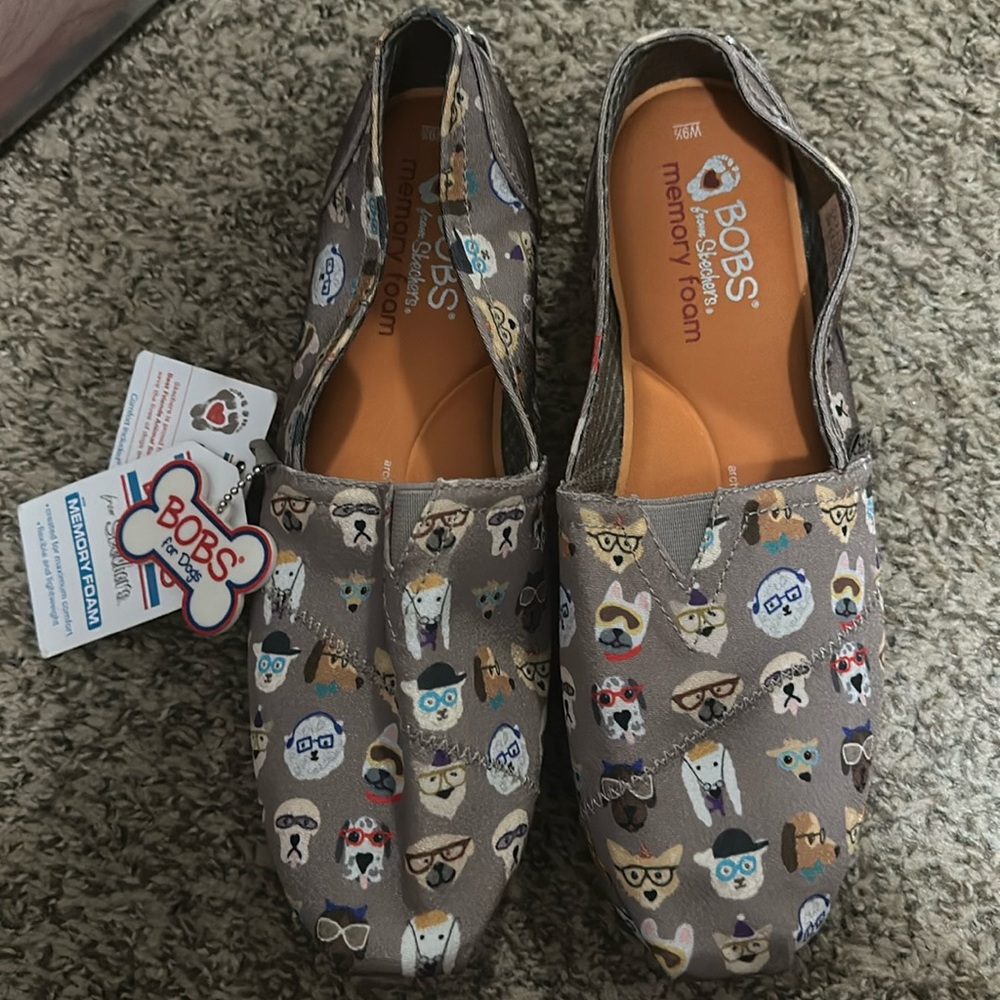 BOBs for dogs memory foam slip ons